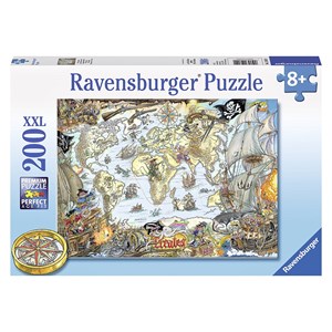 Ravensburger (12802) - "Pirate Map" - 200 pezzi