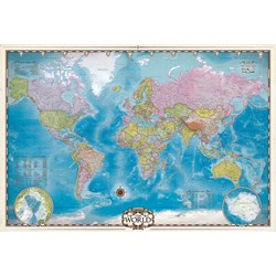 Eurographics (8220-0557) - "Map of the World with Poles" - 2000 pezzi
