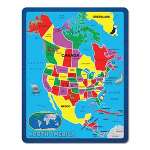 A Broader View (651) - "North America (The Continent Puzzle)" - 55 pezzi