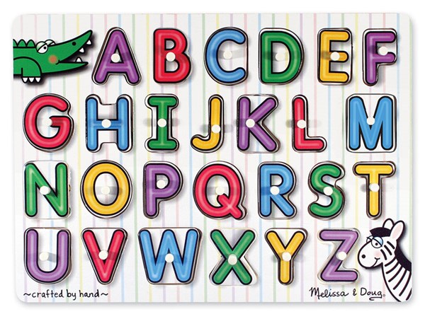Melissa and Doug (3272) - "See-Inside Alphabet" - 26 pezzi