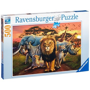 Ravensburger (14177) - "African Splendour" - 500 pezzi