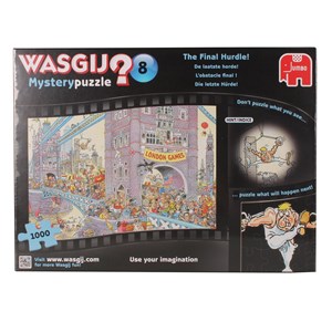 Jumbo (17230) - "Wasgij Mystery Puzzle No.8 The Final Hurdle!" - 1000 pezzi