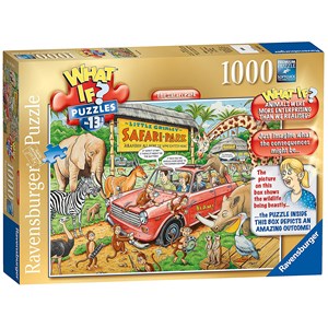 Ravensburger (19550) - "WHAT IF? #13 - Safari Park" - 1000 pezzi