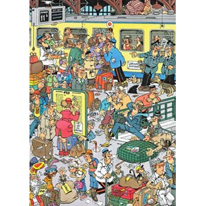 Jumbo (17318) - Jan van Haasteren: "Platform" - 500 pezzi