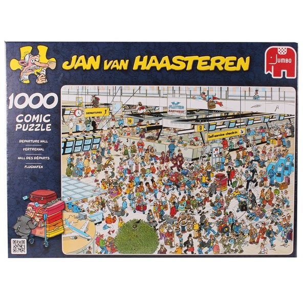 Jumbo (81453X) - Jan van Haasteren: "Departure Hall" - 1000 pezzi