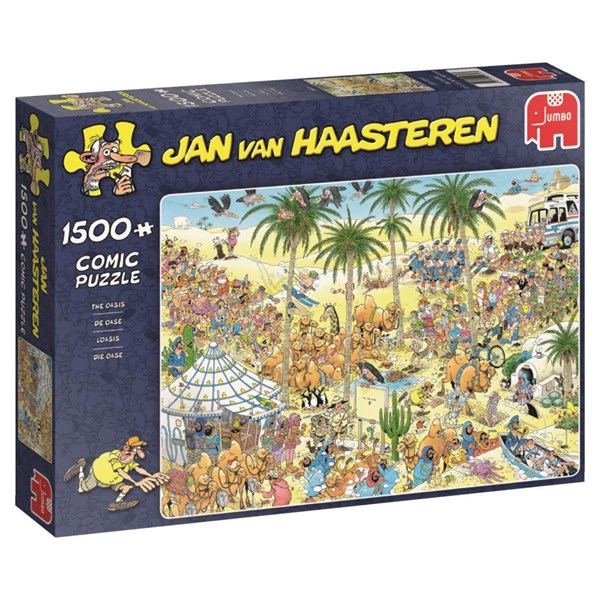 Jumbo (19059) - Jan van Haasteren: "Oasis" - 1500 pezzi