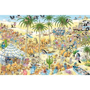 Jumbo (19059) - Jan van Haasteren: "Oasis" - 1500 pezzi