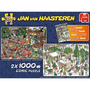 Jumbo (19061) - Jan van Haasteren: "X-Mas Gifts" - 1000 pezzi