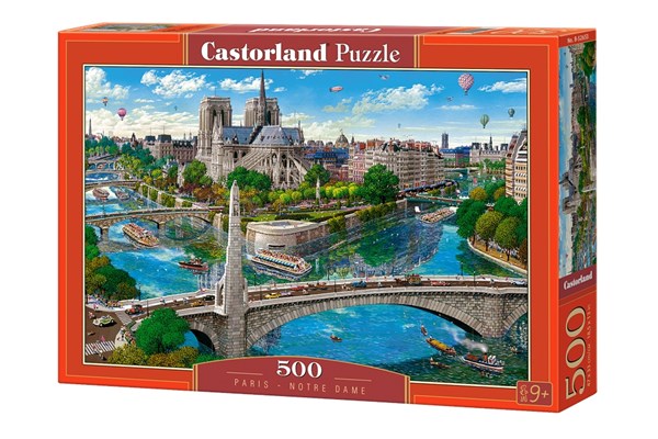 Castorland (B-52653) - "Paris, Notre Dame" - 500 pezzi