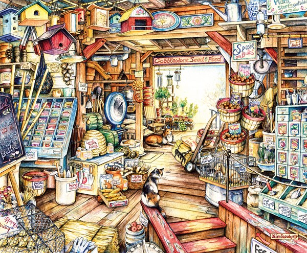 SunsOut (23429) - Kim Jacobs: "Seed and Feed" - 1000 pezzi