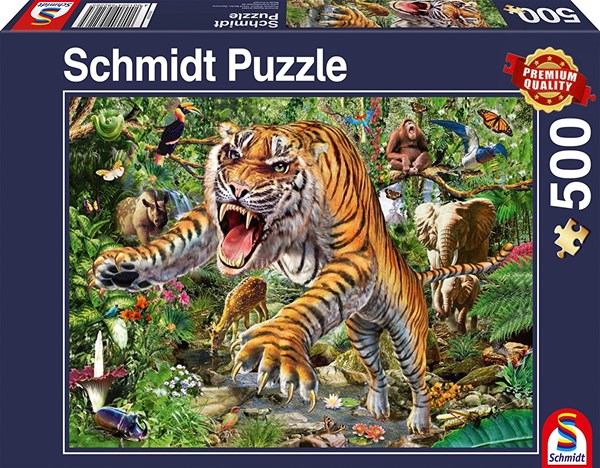 Schmidt Spiele (58226) - "Tiger Attack" - 500 pezzi