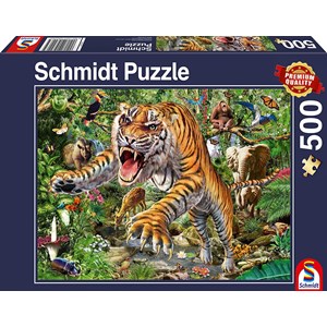 Schmidt Spiele (58226) - "Tiger Attack" - 500 pezzi