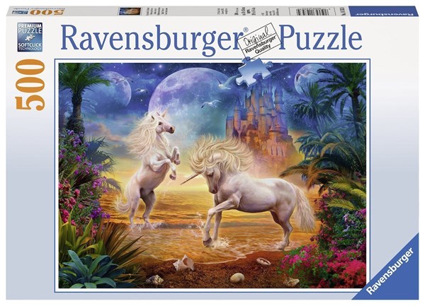 Ravensburger (14743) - "Fantastic Unicorns" - 500 pezzi