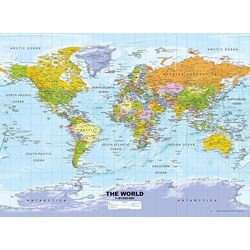 Ravensburger (14755) - "Political World Map" - 500 pezzi