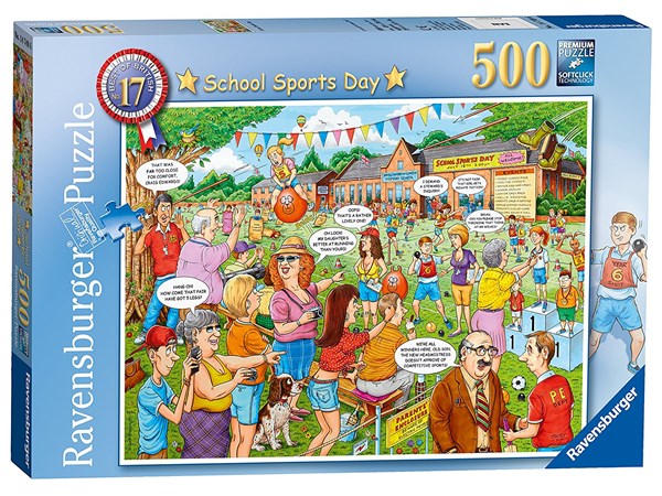 Ravensburger (14749) - Geoffrey Tristram: "School Sports Day" - 500 pezzi