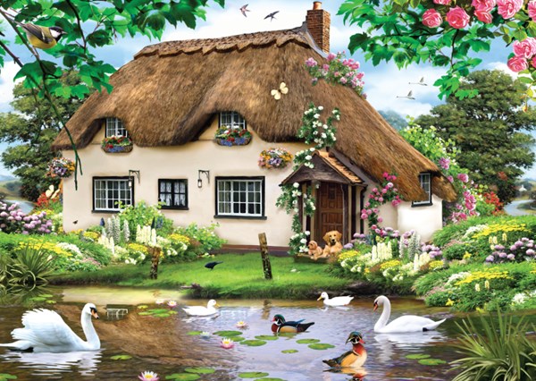 Falcon (11014) - "Swan Cottage" - 500 pezzi