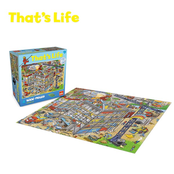 Goliath Games (71311) - "Construction Site" - 1000 pezzi