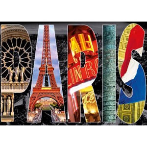 Educa (16757) - "Paris Collage" - 1000 pezzi