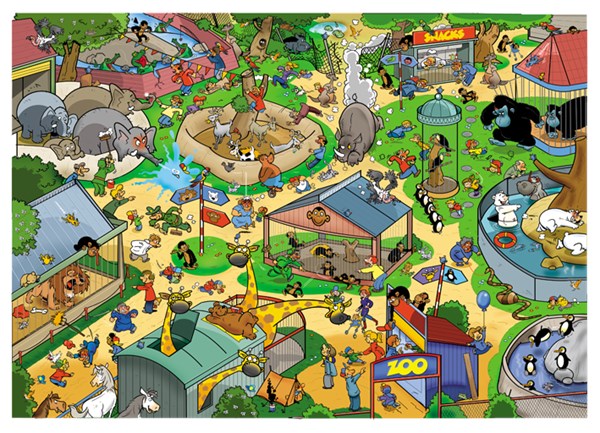 Goliath Games (71308) - "The Zoo" - 1000 pezzi
