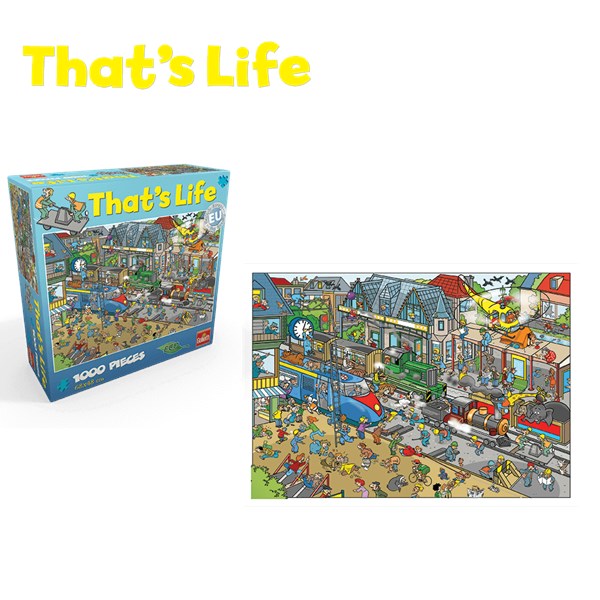 Goliath Games (71336) - "Train Station" - 1000 pezzi