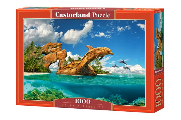 Castorland (C-103508) - "Dolphin Paradise" - 1000 pezzi