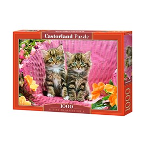 Castorland (C-103775) - "Kittens on Garden Chair" - 1000 pezzi