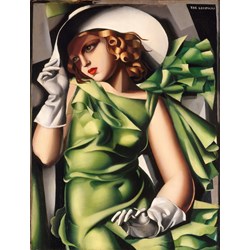 Clementoni (39332) - Tamara de Lempicka: "Young Girl In Green" - 1000 pezzi