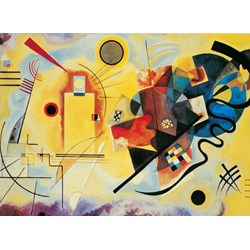 Clementoni (39195) - Vassily Kandinsky: "Yellow-Red-Blue" - 1000 pezzi