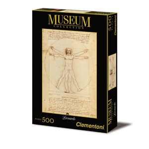 Clementoni (35001) - Leonardo Da Vinci: "Vitruvian Man" - 500 pezzi