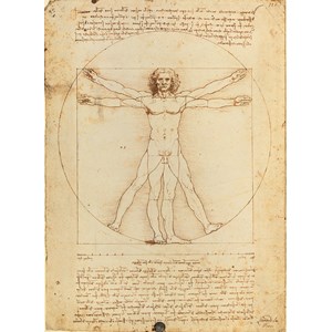 Clementoni (35001) - Leonardo Da Vinci: "Vitruvian Man" - 500 pezzi