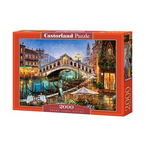 Castorland (C-200689) - "Grand Canal Bistro" - 2000 pezzi