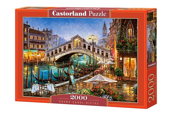 Castorland (C-200689) - "Grand Canal Bistro" - 2000 pezzi