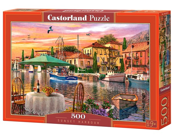Castorland (B-52912) - "Sunset Harbour" - 500 pezzi