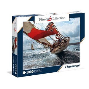 Clementoni (39389) - Philip Plisson: "J-Class Yacht Velsheda" - 1000 pezzi
