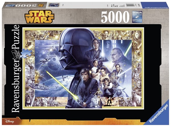 Ravensburger (17431) - "Star Wars Saga" - 5000 pezzi