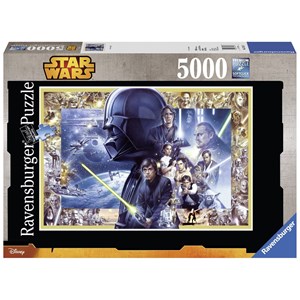 Ravensburger (17431) - "Star Wars Saga" - 5000 pezzi