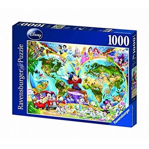 Ravensburger (15785) - "Disney World Map" - 1000 pezzi