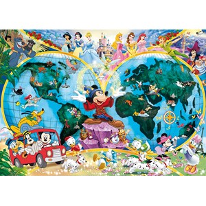 Ravensburger (15785) - "Disney World Map" - 1000 pezzi
