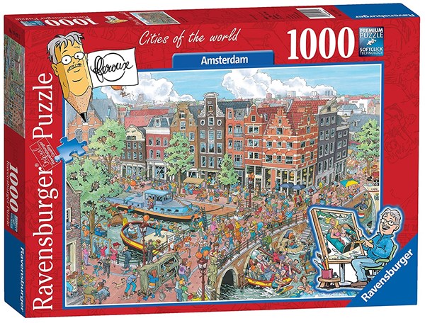 Ravensburger (19192) - "Amsterdam" - 1000 pezzi