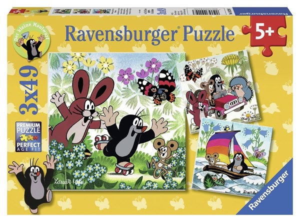 Ravensburger (09209) - "On the Move with the Mole" - 49 pezzi