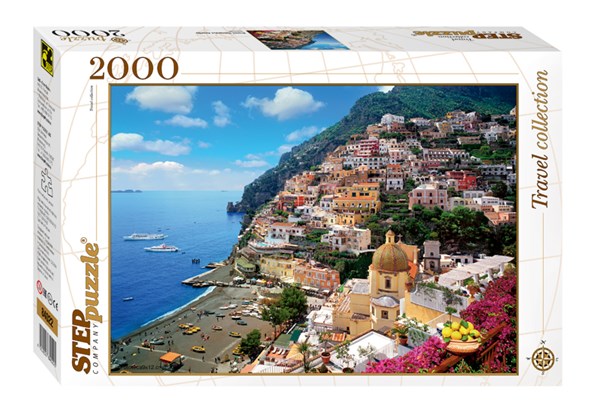 Step Puzzle (84022) - "Amalfi, Italy" - 2000 pezzi
