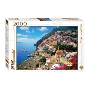 Step Puzzle (84022) - "Amalfi, Italy" - 2000 pezzi