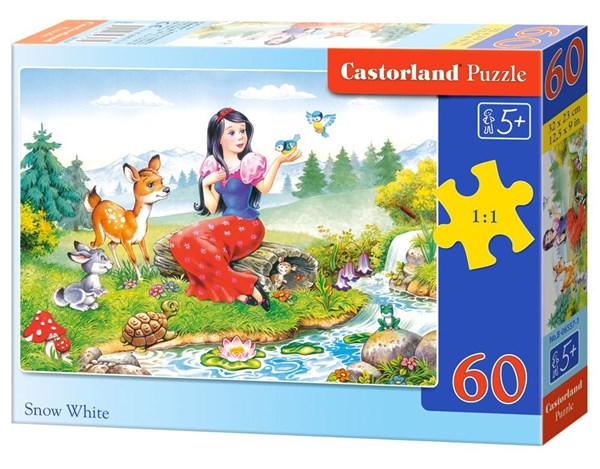 Castorland (B-06557) - "Snow White" - 60 pezzi