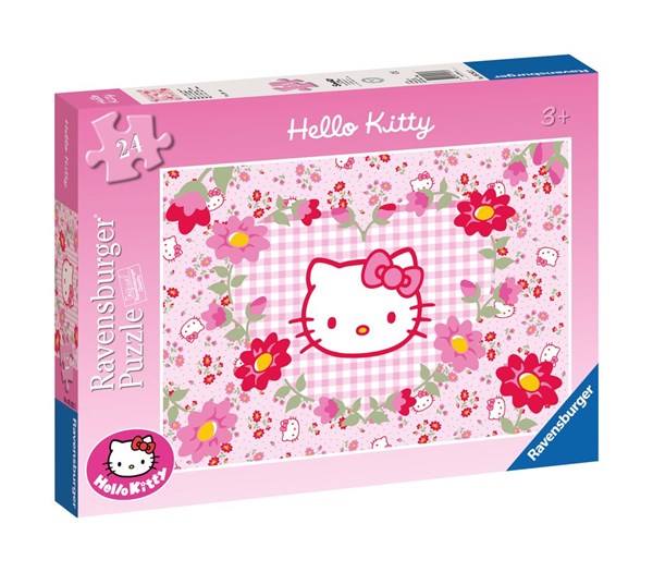 Ravensburger (05262) - "Hello Kitty and Flowers" - 24 pezzi