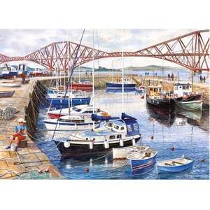 Gibsons (G6089) - Terry Harrison: "Queensferry Fishing Harbour" - 1000 pezzi
