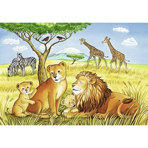 Ravensburger (07606) - "Elefant, Lion & Co." - 12 pezzi