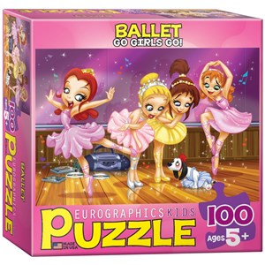 Eurographics (6100-0414) - "Go Girls Go! Ballet" - 100 pezzi