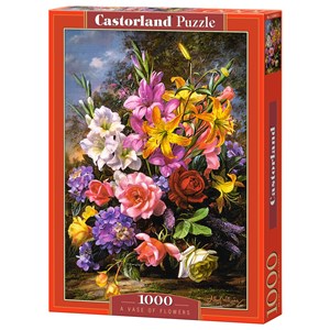 Castorland (C-103607) - "A Vase of Flowers" - 1000 pezzi