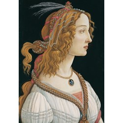 Grafika Kids (00695) - Sandro Botticelli: "Portrait of a young Woman, 1494" - 100 pezzi