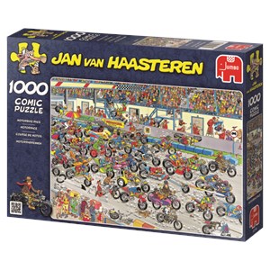 Jumbo (02046) - Jan van Haasteren: "Motorbike Race" - 1000 pezzi
